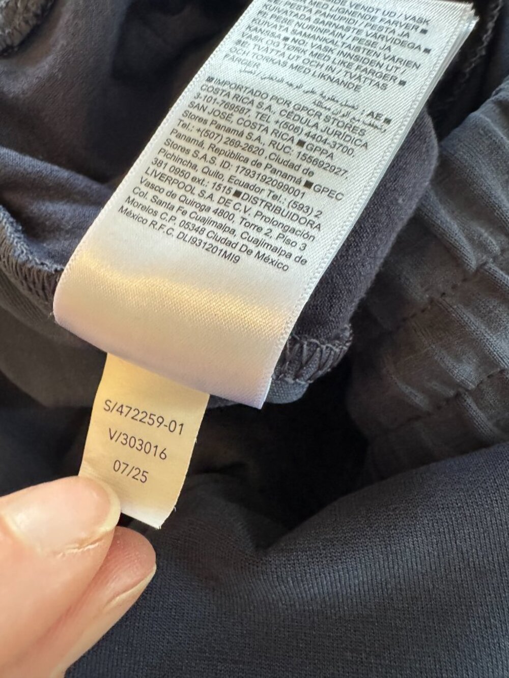 Athleta Seasoft Mid Rise Straight Pant Navy - Picture 8 of 12